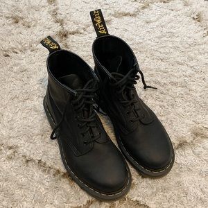 Dr. Martens Greasy Leather Lace Up Boots